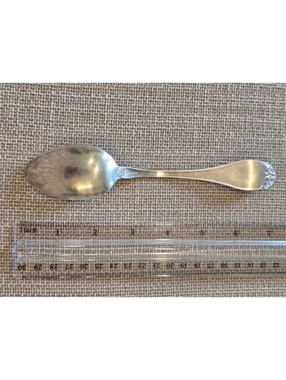 Antique Simons Bros Sterling Silver Serving Spoon c1890